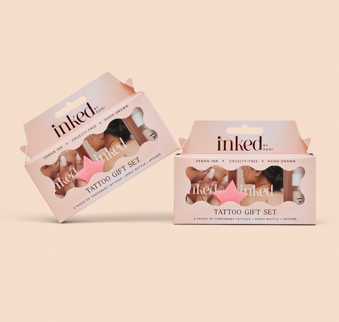 Deluxe Temporary Tattoo Gift Set: 2 Pack