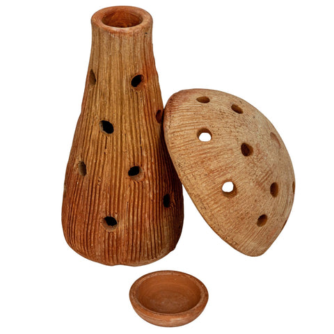 Handmade Vintage Reproduction Terra-cotta Votive Holder
