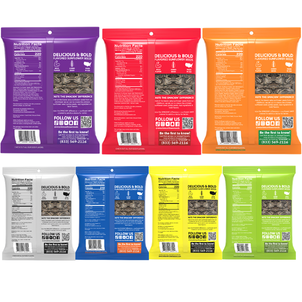 SMACKIN' Sunflower Seeds (4 oz)