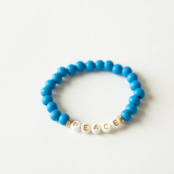 Positivity Beaded Bracelet -  Faith