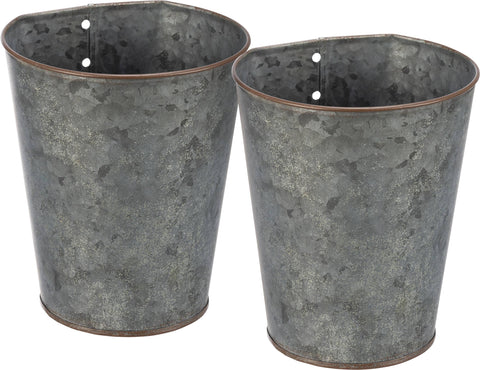 Galvanized Wall Bucket