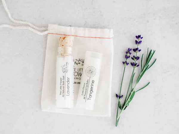Mini Spa Gift Set with Bath Salt Vial