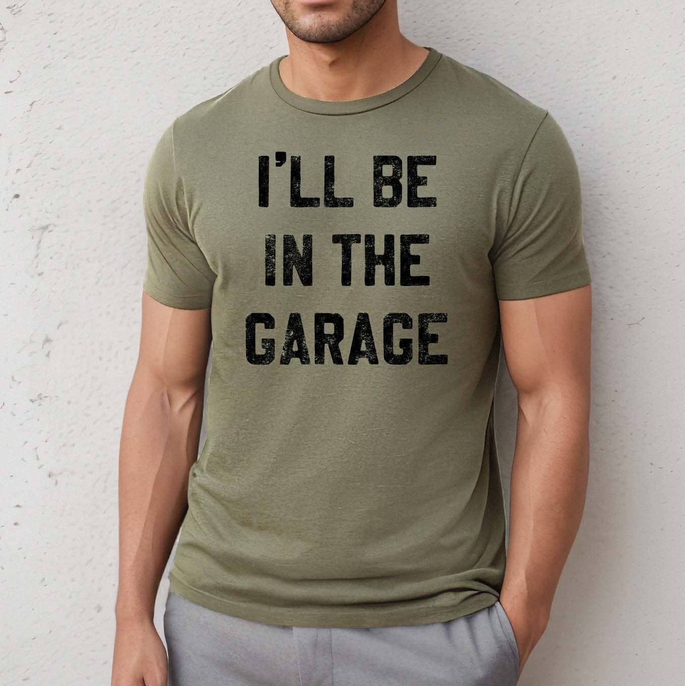 I'll be In the Garage Men's Shirt