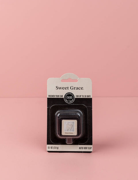 Bridgewater Candle Company - Sweet Grace Auto Vent Clip | Car Air Freshener