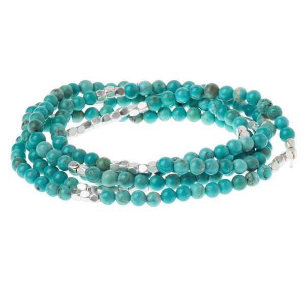 Scout Curated Wears - Stone Wrap: Turquoise/silver - Stone of the Sky