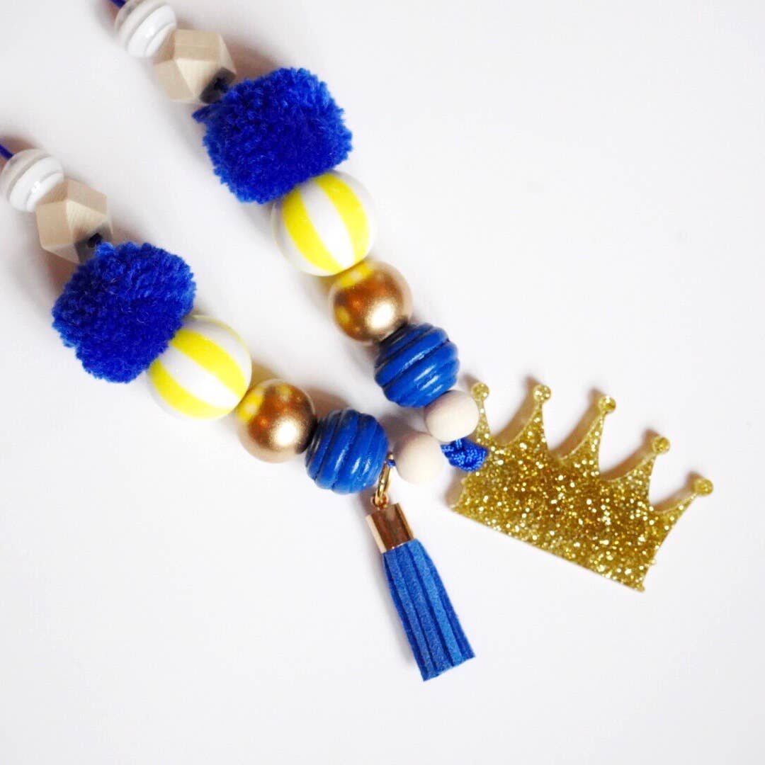 Hazel & Ollie - Kansas City KC Kids/Youth Crown Necklace