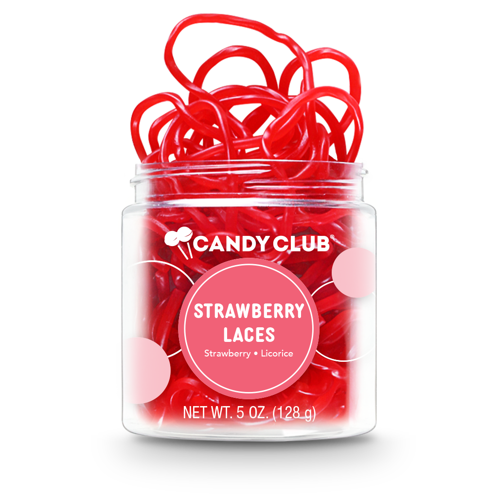 Candy Club - Licorice Strawberry Laces