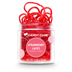 Candy Club - Licorice Strawberry Laces