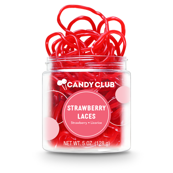 Candy Club - Licorice Strawberry Laces