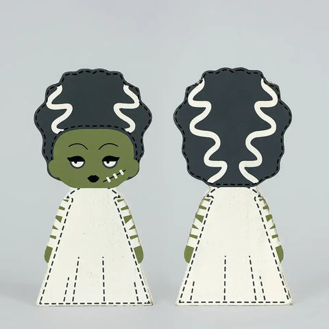 3x6 chunky wood shape (BRIDE)  Halloween  Decor
