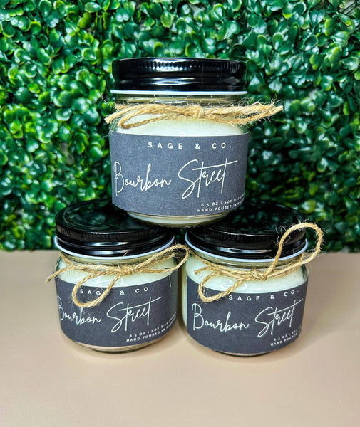 Sage & Co. - Mason Jar Candle 6.5 oz.: Honey Pear Crisp