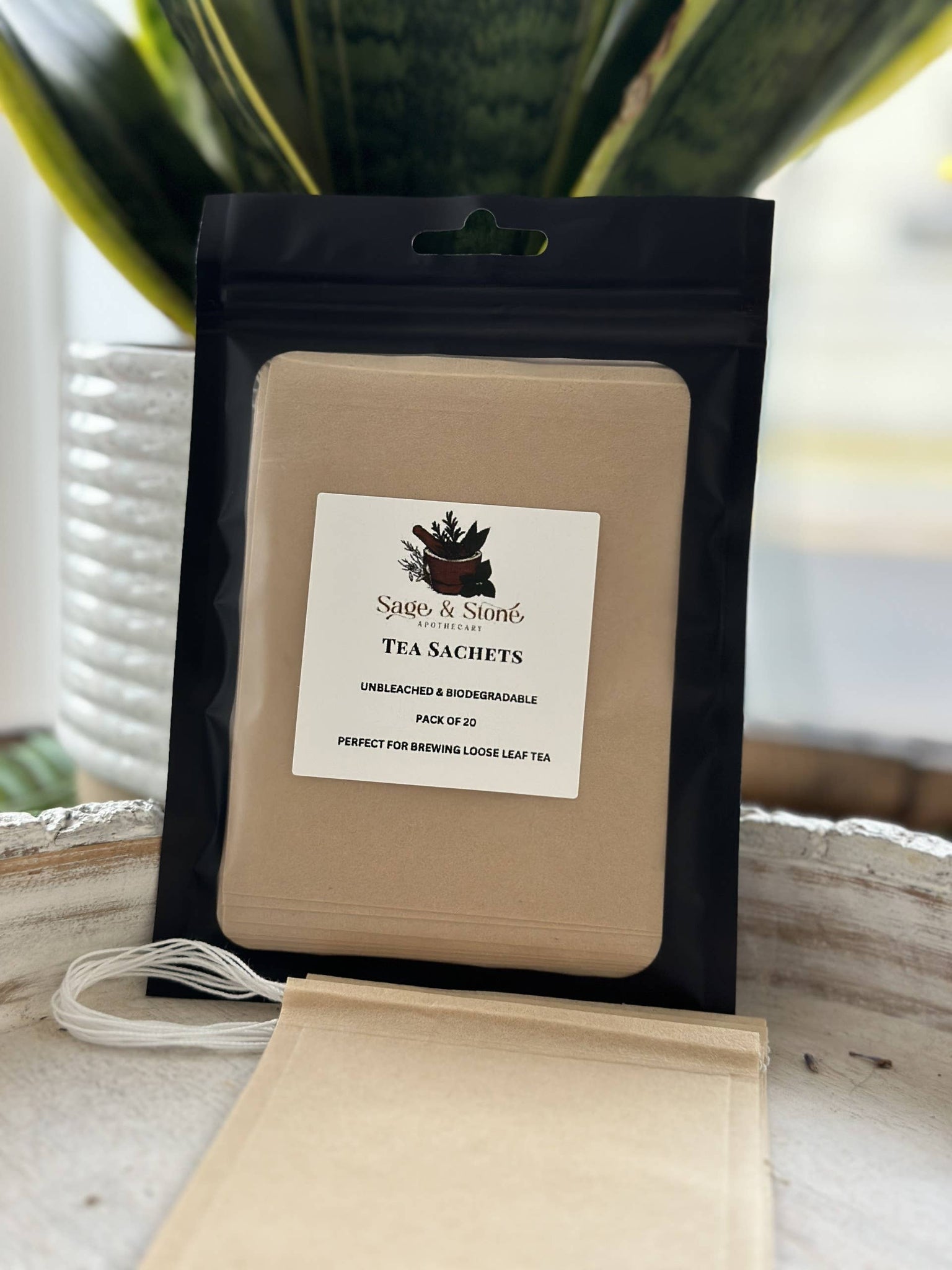 Sage & Stone Apothecary - Tea Sachet biodegradable loose leaf tea bags