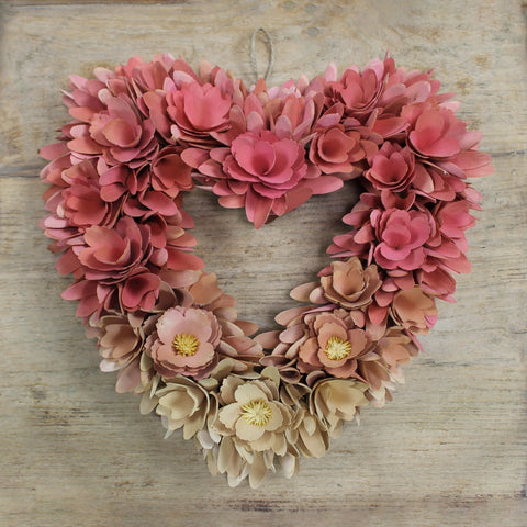 Fall Heart Wreath