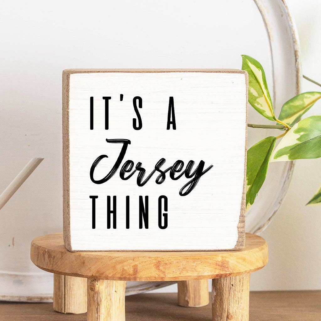 Rustic Marlin - Personalized It's a Thing Decorative Wooden Block