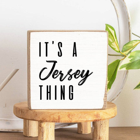 Rustic Marlin - Personalized It's a Thing Decorative Wooden Block