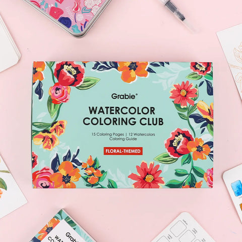 Watercolor Coloring Club Box