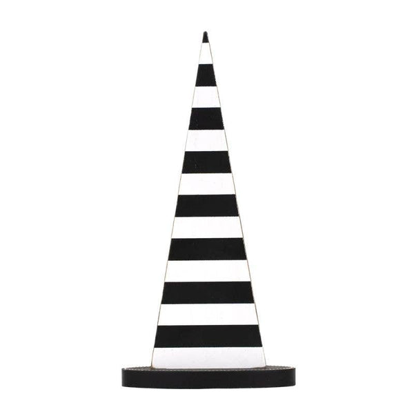 6x12 wood witch hat (STRIPES)  FALL HALLOWEEN DECOR