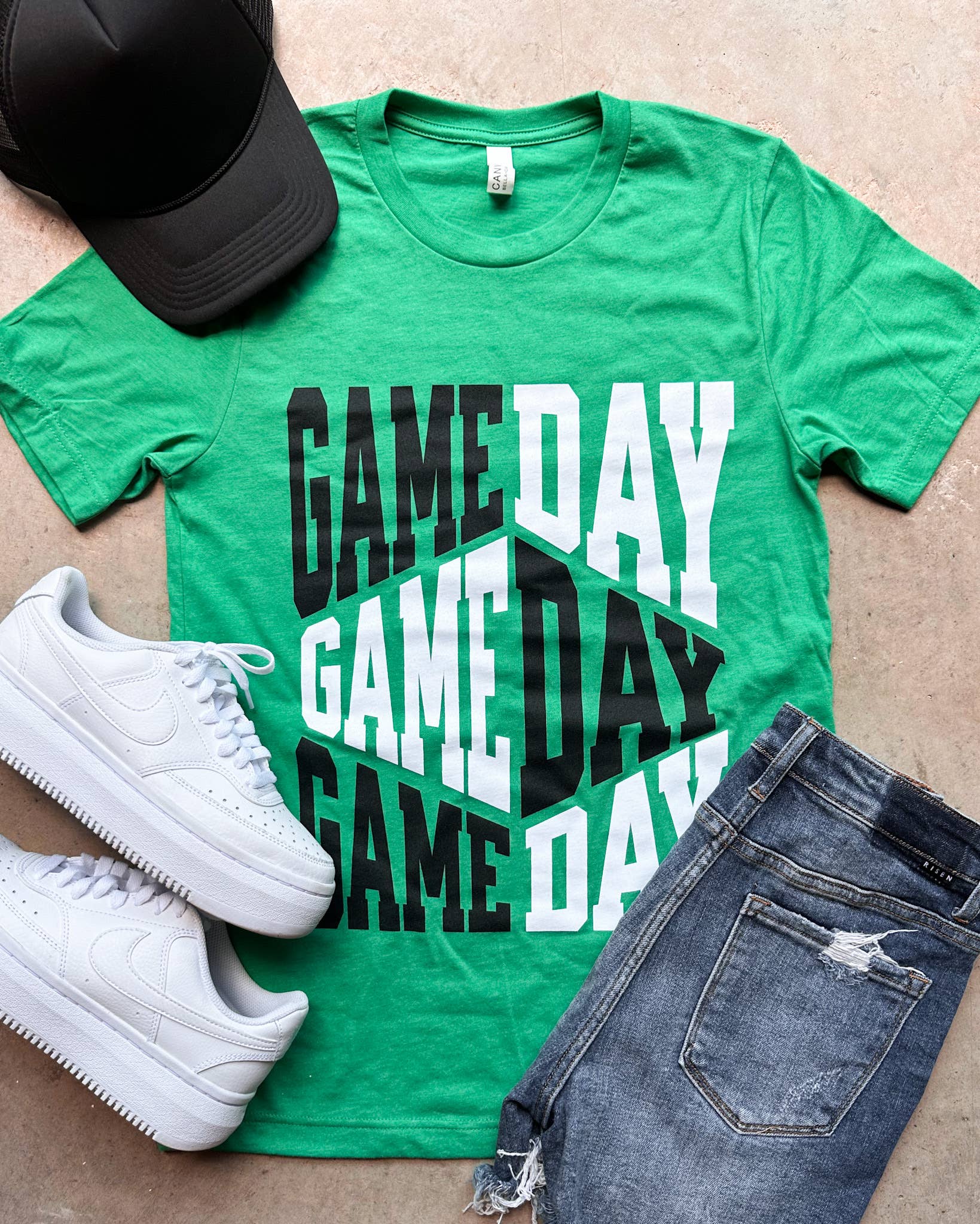 Game Day Slant Graphic Tee