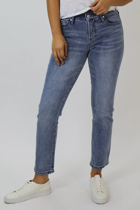 Dear John Blaire High Rise Straight Leg Jeans