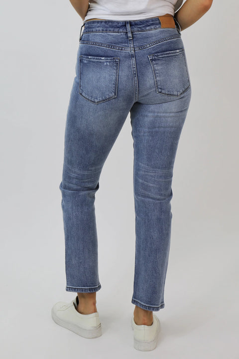 Dear John Blaire High Rise Straight Leg Jeans