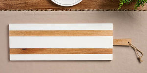 White Long Serving Board - Charcuterie Board