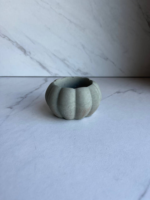 Nora - Concrete Pumpkin Planter