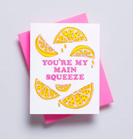 Richie Designs - Main Squeeze - Happy Anniversary Card - Funny Greeting Card