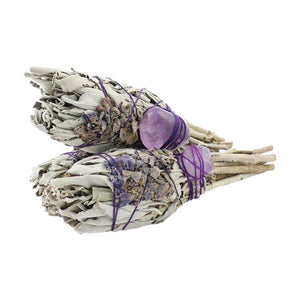 DESIGNS BY DEEKAY INC - Sage Torch Smudge Sticks with Lavender and Amethyst