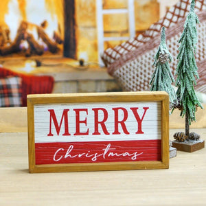 Wood Sign "Merry Christmas"