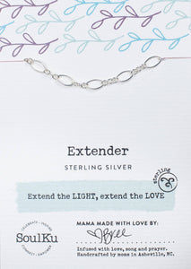 SoulKu - Sterling Silver 3" Extender