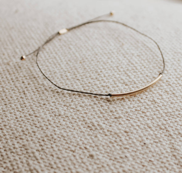 Ever Aster - Be Still Bracelet: Gold-Filled